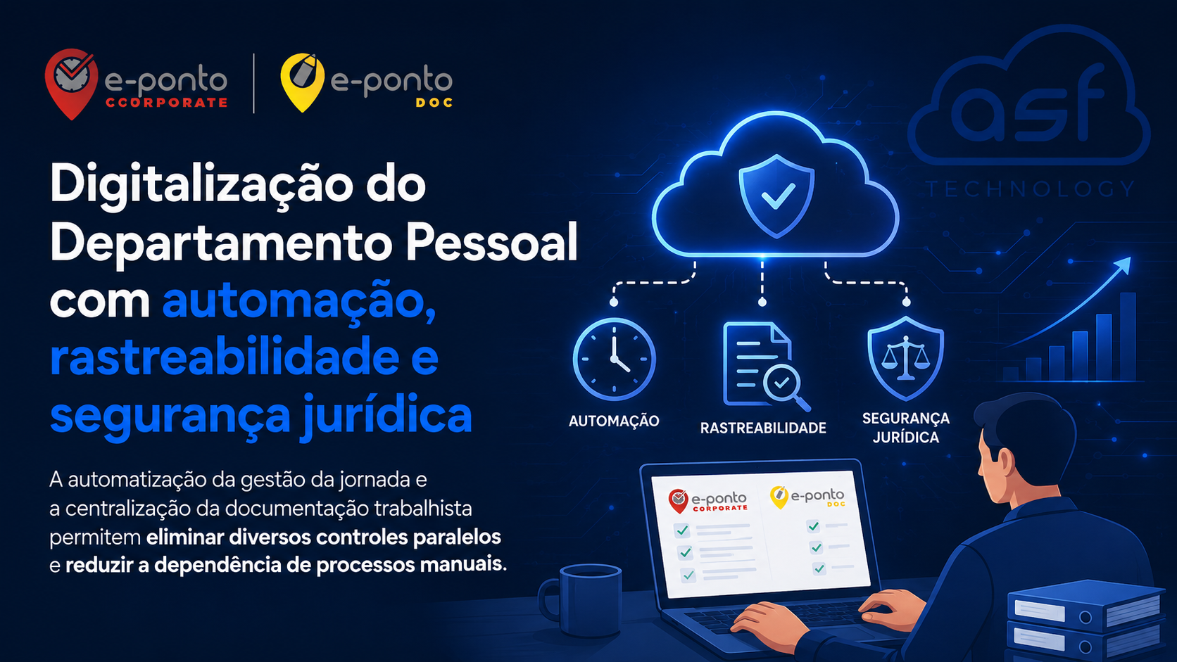 Digitalização do Departamento Pessoal com automação, rastreabilidade e segurança jurídica