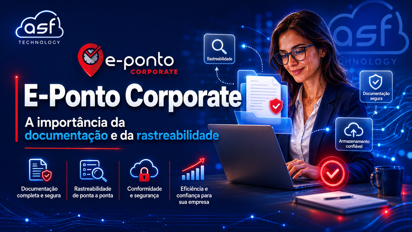 E-Ponto Corporate para controle de jornada com foto, geolocalização e relatórios de auditoria